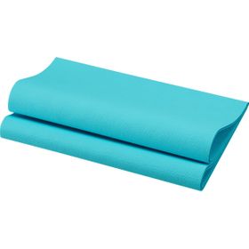 6x Bio-Dunisoft-Servietten 40 x 40  1/4 Falz mint blue