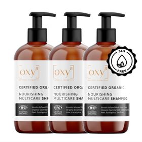 oxy8 Naturkosmetik NOURISHING MULTICARE SHAMPOO - Sparset 3er Packung
