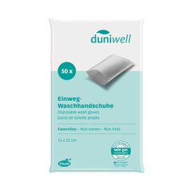 20x Duniwell- Waschhandschuhe 15 x 22   weiß