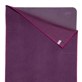 bodhi GRIP² Yoga Towel aubergine/lila