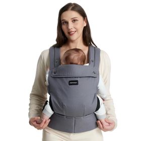Momcozy Baby Trage - Leichte & Atmungsaktive Grau