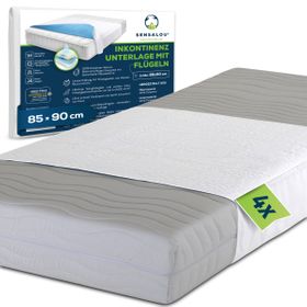 Sensalou Inkontinenz Unterlage mit Flügeln 85x90  cm