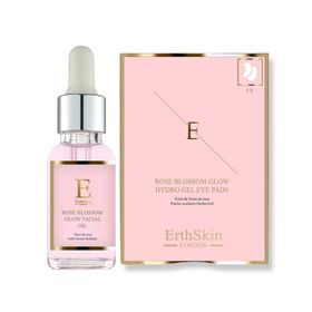 ErthSkin London Rose Blossom Glow Gesichtsöl + Augenpads