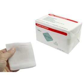 NOBA Mullkompressen unsteril 8- lagig 100 Stück 7,5 x 7,5 cm