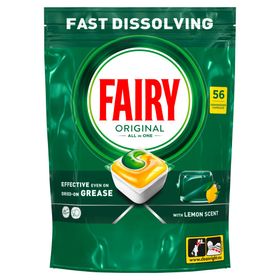 Multipack 3x 56 Stk Fairy Original All-in-One Zitrone Geschirrspültabs