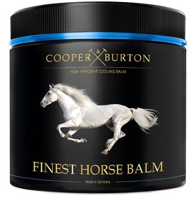 COOPER & BURTON Pferdebalsam kühlend – Kräuter Massagegel mit ätherischen Ölen