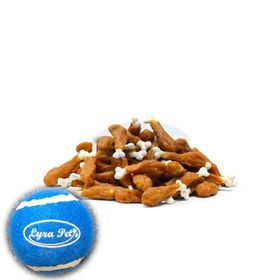 Lyra Pet® Hühnchenschenkel + Tennis Ball