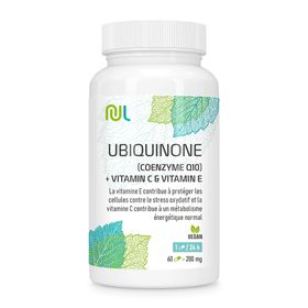 NutriLife Ubiquinone (Co-enzyme Q10) + VitaminC + Vitamin E - vegan