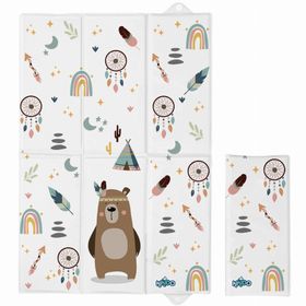 Kikido weiche Wickelauflage 40x60 Teddy