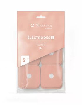 Pinktens - 12 quadratische Elektroden - Größe S