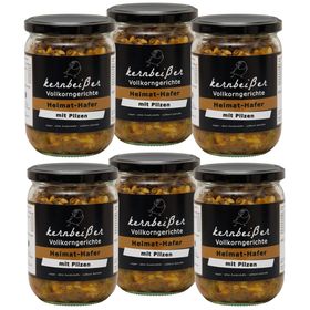 Kernbeißer Vollkorngerichte: Heimat-Hafer mit Pilzen