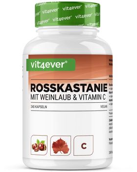 vit4ever Rosskastanie mit Weinlaub & Vitamin C
