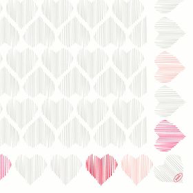 Dunisoft Servietten 40x40 Amour