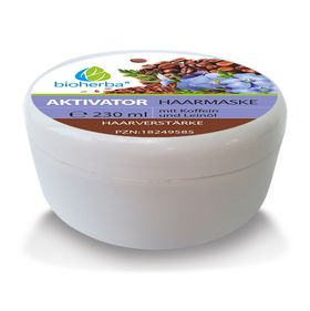 Bioherba Haarmaske Aktivator mit Koffein und Leinöl