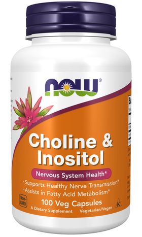 NOW FOODS Cholin & Inositol 500 mg