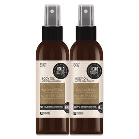 Hello Nature Hautöl mit Kokosnussöl für Körperpflege