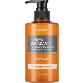 KUNDAL Honey & Macadamia Pure Body Wash Amber Vanilla Duschgel