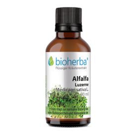 Bioherba Alfalfa Luzerne, Medicago sativa L., Tropfen, Tinktur Extrakt