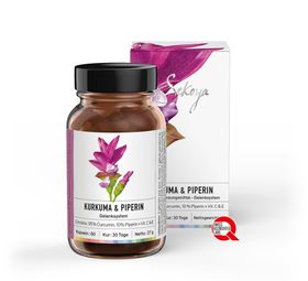 Sekoya Swiss - Curcuma & Piperin | Gegen Arthrose