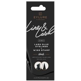Eylure London - 3-in-1 Wimpernkleber, Line & Lash Eyeliner und Flügel-Pad