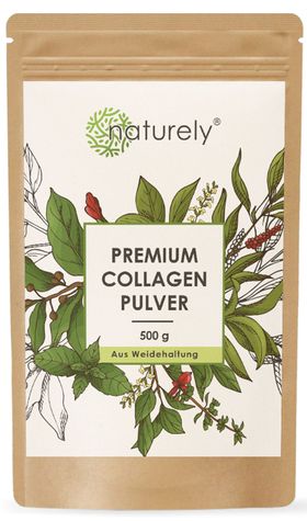 Naturely Premium Kollagen Pulver - 500 gramm Collagen Pulver aus Weidehaltung