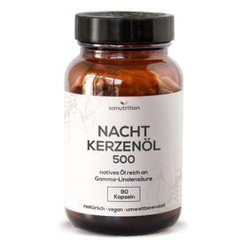 Sanutrition® - Nachtkerzenöl 500 mg | reich an Gamma-Linolensäure