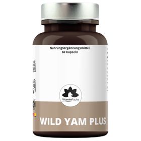 Mexican Wild Yam Kapseln mit Yam Wurzel Extrakt hochdosiert -  20% Diosgenin von VitaminFuchs