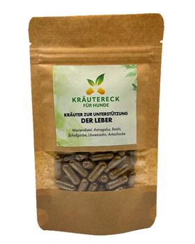 Kräutereck - Kräuterkapseln Leber Hund