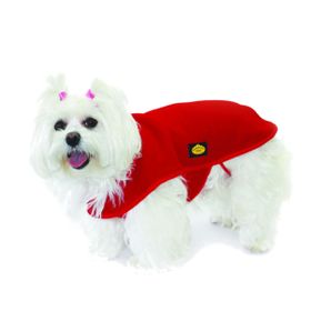 Fashion Dog Fleece-Hundemantel - Rot - 60 cm