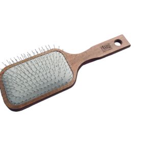 nippes Solingen Stahlstift-Pneumatik-Haarbürste, extra breit, Buche