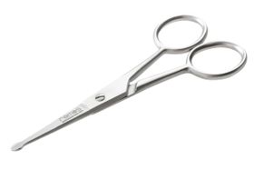 REMOS Nasenhaarschere mit runden Spitzen rostfreier Edelstahl 11,5 cm