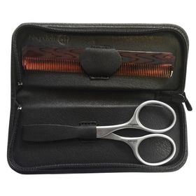 Niegeloh Solingen Etui Modell Bartpflege-Etui 2tlg. schwarz - Made in Solingen