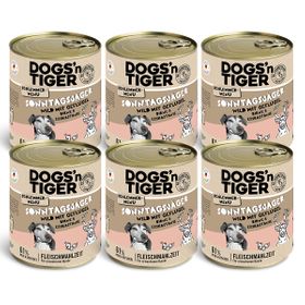 Dogs’n Tiger Adult Hundefutter, Sonntagsjäger, Wild & Geflügel