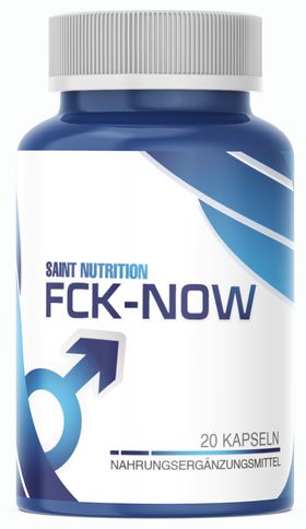 Saint Nutrition® FCK-NOW Kapseln - für den aktiven Mann