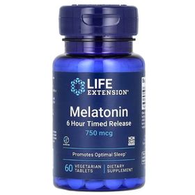 Life Extension Melatonin 6 Std. Zeitgesteuerte Freisetzung 750 mcg