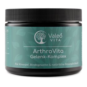 Valeo Vita® ArthroVita - Gelenk-Komplex – Glucosamin, Chondroitin, MSM & Hyaluron Pulver