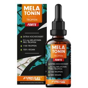 ProFuel - Melatonin Tropfen FORTE (30 ml) - 1100 Tropfen mit je 0,5 mg Melatonin