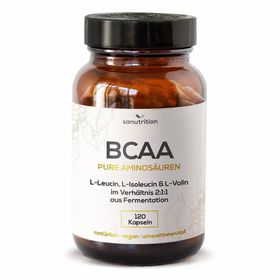 Sanutrition® - BCAA Kapseln | Leucin, Isoleucin & Valin ohne Zusätze
