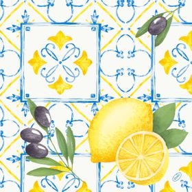 12x Dunisoft-Servietten 40 x 40  1/4 Falz Mediterrian