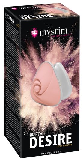 Mystim Heart's Desire layon vibrator rose