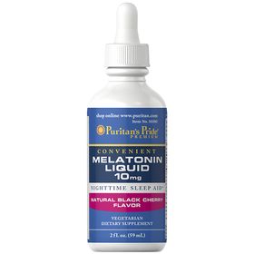 Puritan's Pride Melatonin Liquid 10 mg Schwarzer