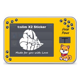 MySweetStitch | Tandem t:slim X2 Sticker | Little Paws