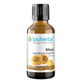 Bioherba Maca  Lepidium meyenii  Tropfen  Tinktur Extrakt