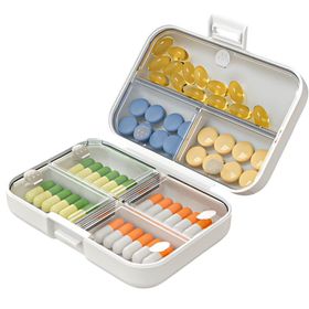 Verk Group 7-Tage Tablettenbox für Medikamente & Nahrungsergänzungsmittel - Gross