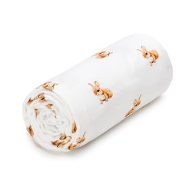 T-TOMI Musselinbadetuch Bunny