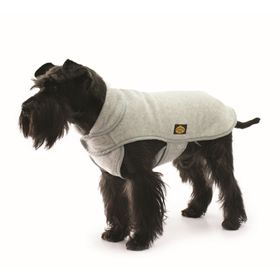 Fashion Dog Fleece-Hundemantel - Grau - 47 cm