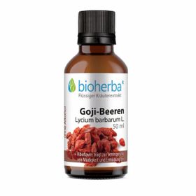 Bioherba Goji-Beeren  Lycium barbarum L.  Tropfen  Tinktur Extrakt