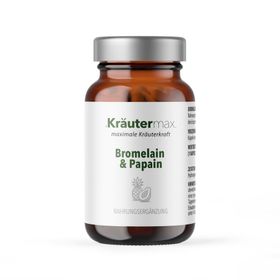 Kräutermax Bromelain und Papain Kapseln