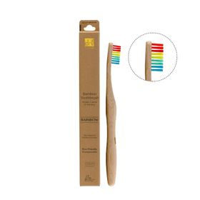 Dr Botanicals Bambuszahnbürste Regenbogen