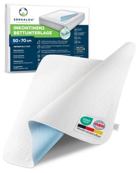 Sensalou Inkontinenz Unterlage/ Auflage 50x70 cm Bettunterlage